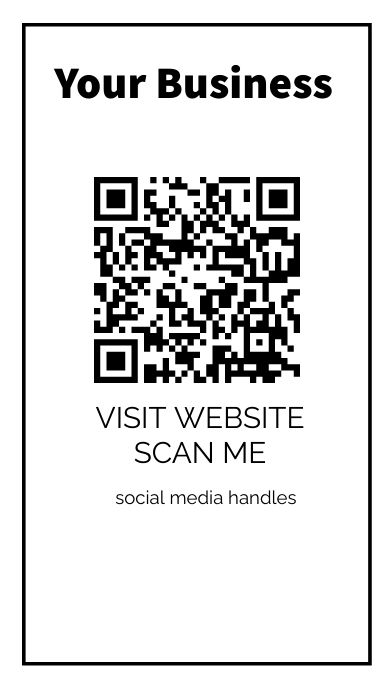 Copy of Qr scan sign | PosterMyWall