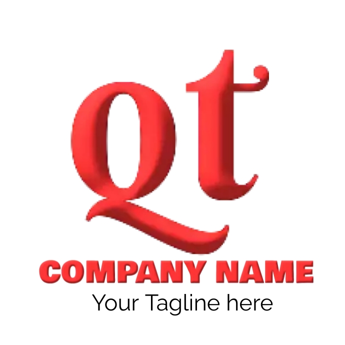 QT Logo Design template