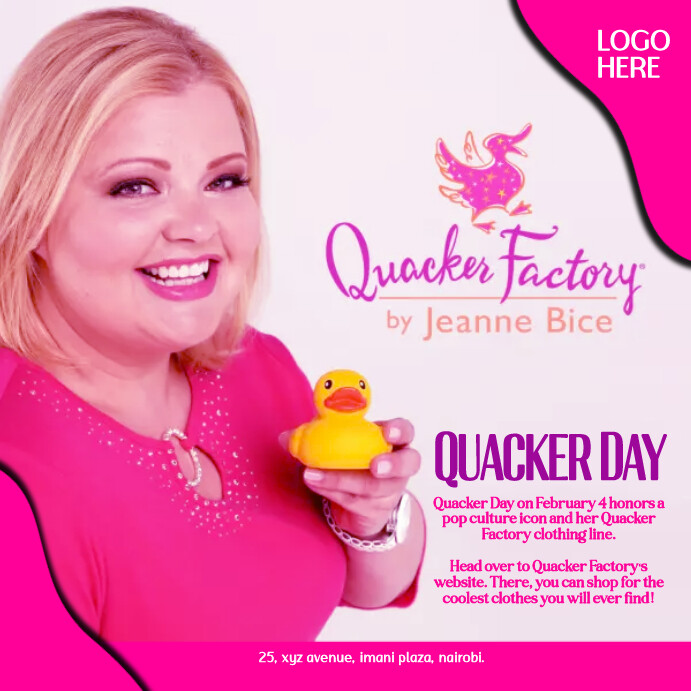 Quacker quacker day Template | PosterMyWall