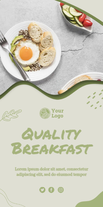 Quality Breakfast Ads Template | PosterMyWall