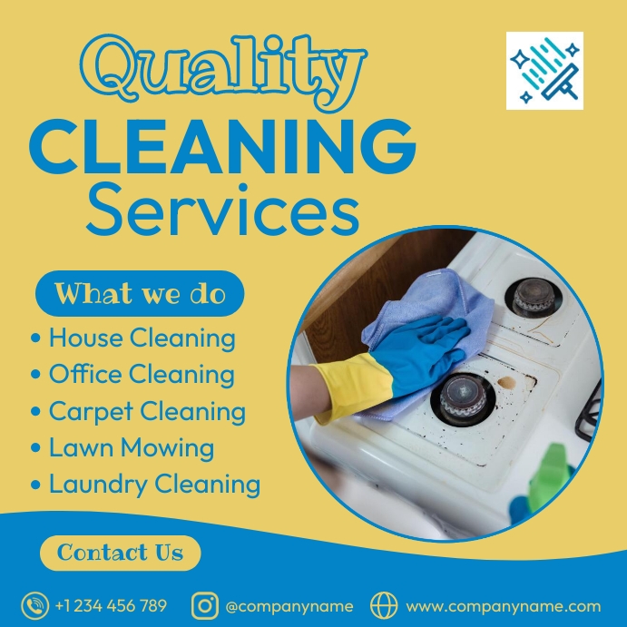 Plantilla de quality cleaning company flyer PosterMyWall