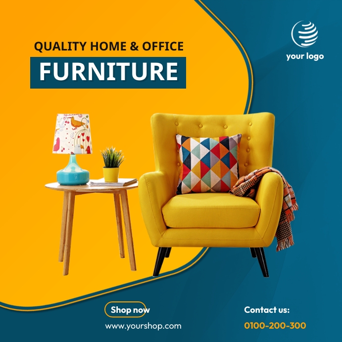 Quality furniture Template PosterMyWall