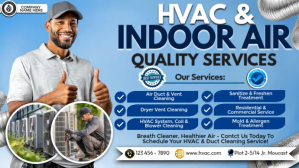 Blue Quality HVAC & Indoor Air YouTube-miniature Template