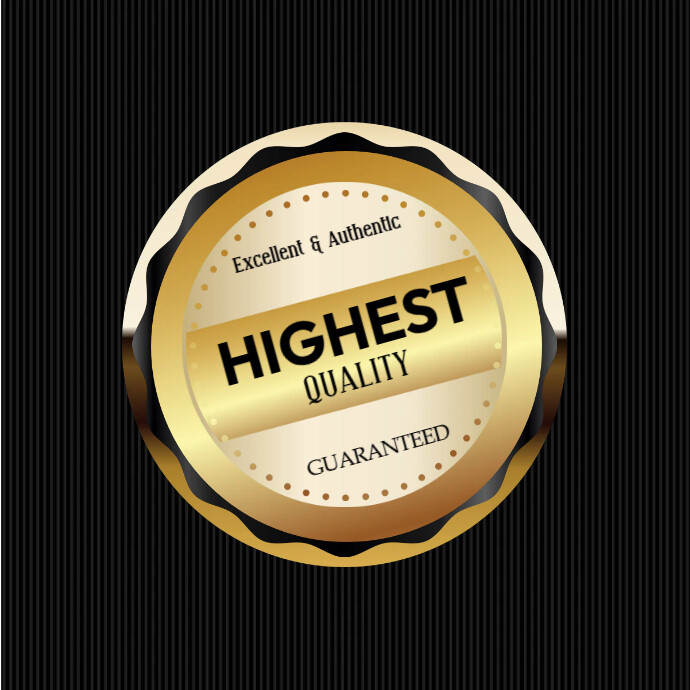 Quality Label Template | PosterMyWall