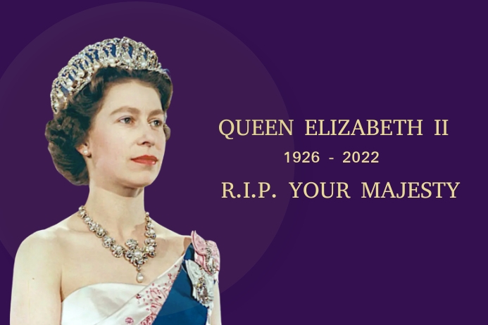 Queen Elizabeth RIP Poster Template | PosterMyWall