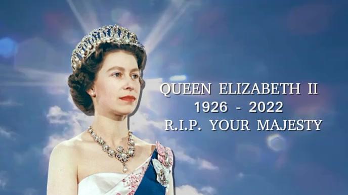 Queen Elizabeth RIP Video Template | PosterMyWall