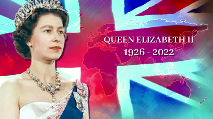 Queen Elizabeth RIP Video Template | PosterMyWall