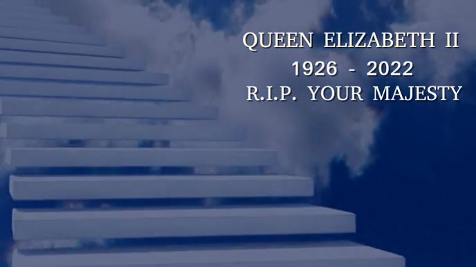 Queen Elizabeth RIP Video Template | PosterMyWall