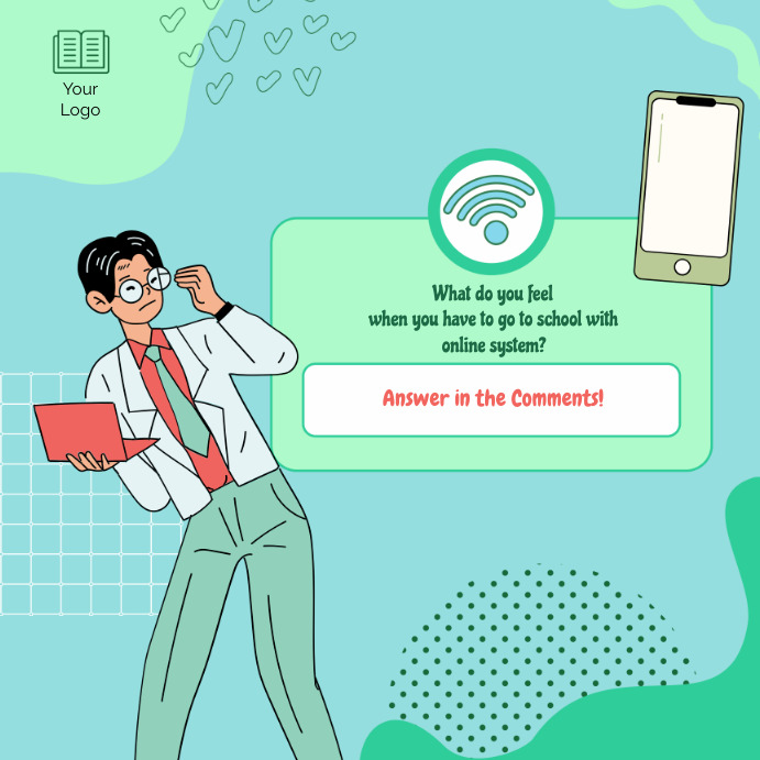 Question and Answer for Education Template | PosterMyWall