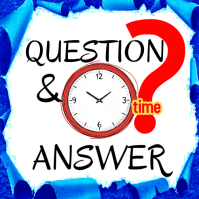 Question and Answer time Publicación de Instagram template