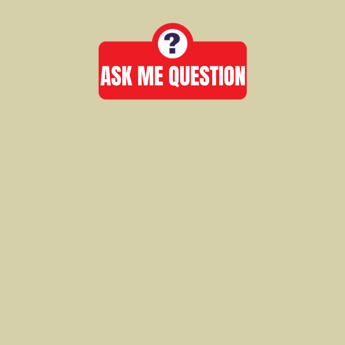 Question Template | PosterMyWall