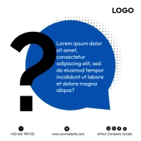 Question Qiz Instagram 帖子 template
