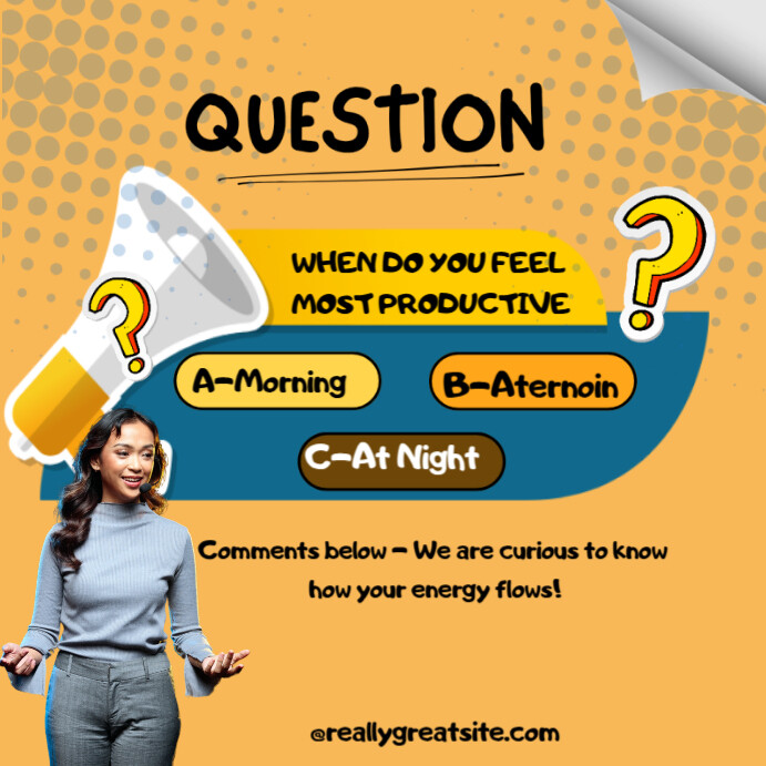 Question question Question about business and your Life Instagram Post template