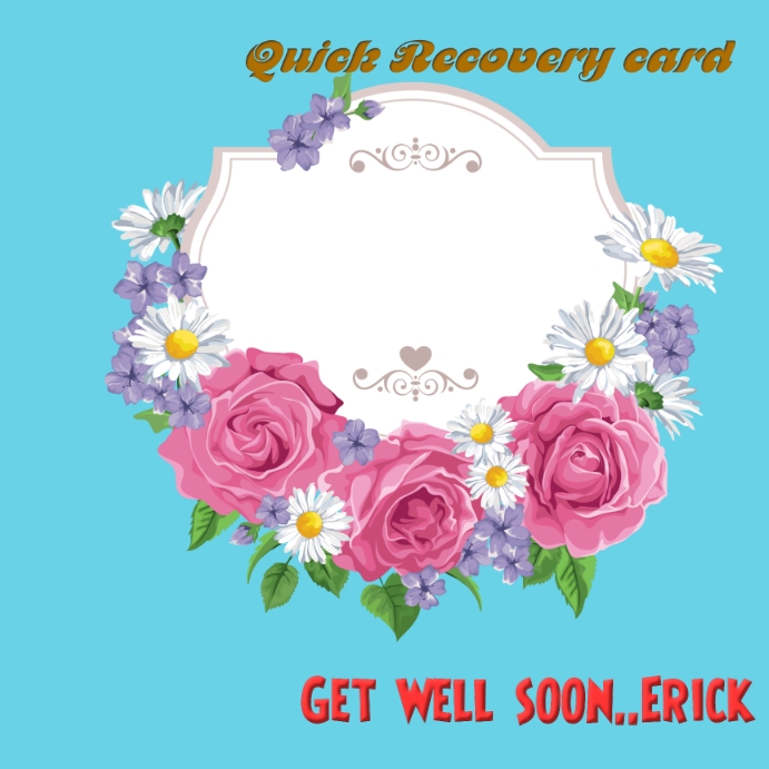quick recovery template | PosterMyWall