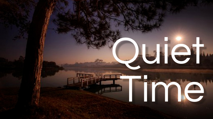 Quiet Time Template | PosterMyWall
