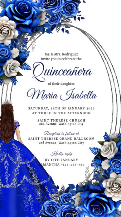 Quinceanera Instagram-verhaal template