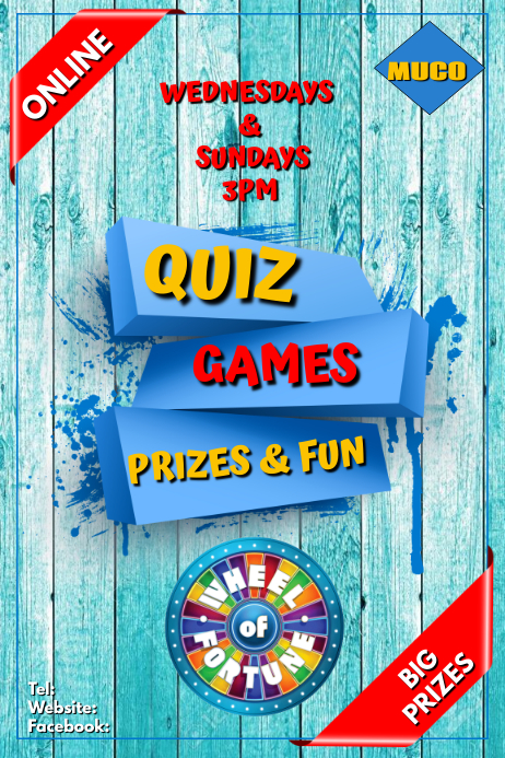 QUIZ Amp FUN DAY Template PosterMyWall