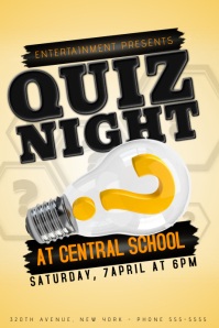 Create Free Quiz Night Posters Postermywall