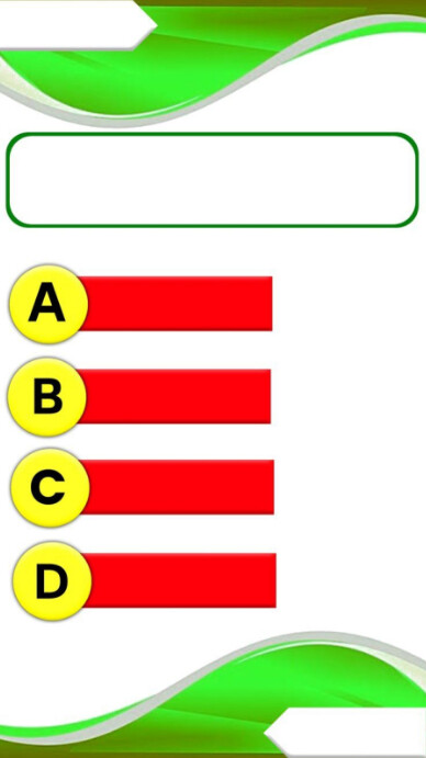 Quiz template with multiple choice options Instagram-verhaal