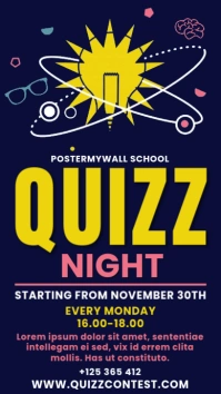 Quizz Night Estado de WhatsApp template