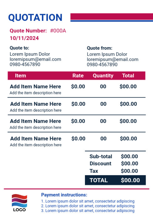 Quotation template | PosterMyWall