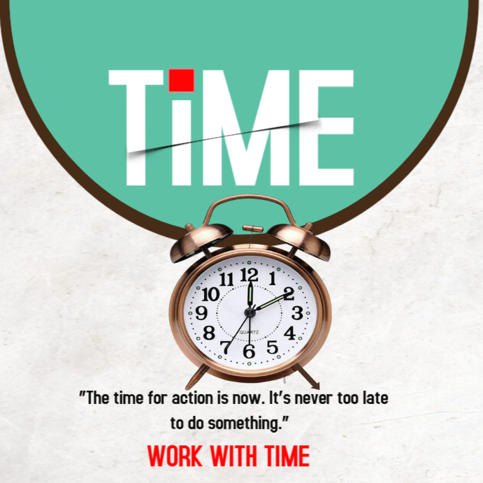 Quote about time Template | PosterMyWall