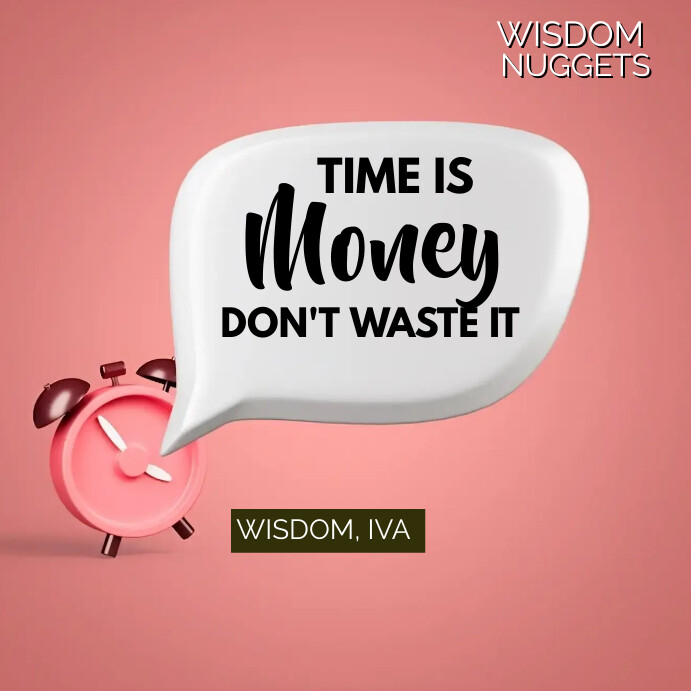 Copy of Quote About Time Management | PosterMyWall