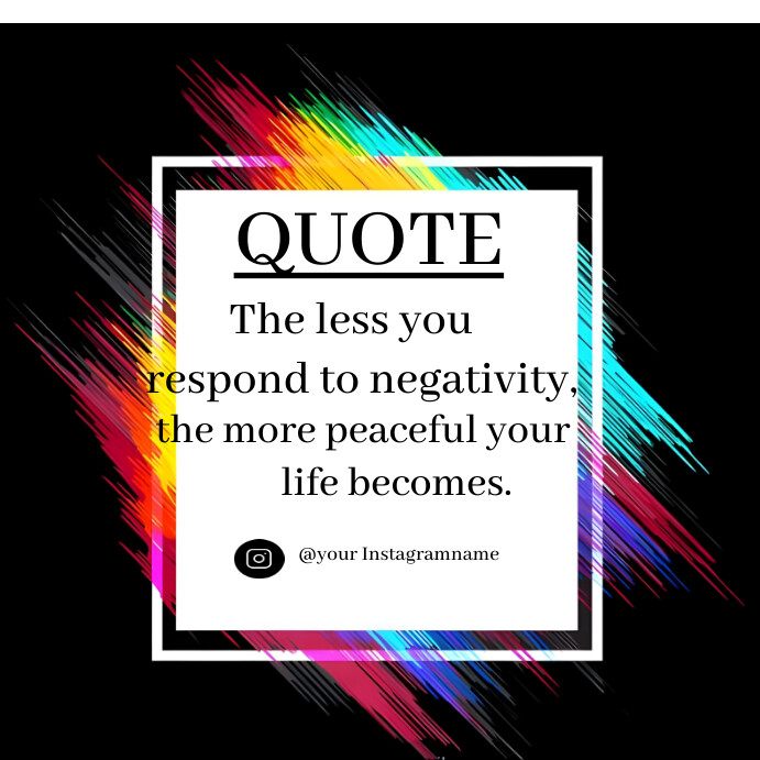 Quote Background Instagram Post Template PosterMyWall quote-background-instagram-post-template-postermywall