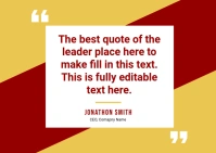 Quote Design Template 明信片