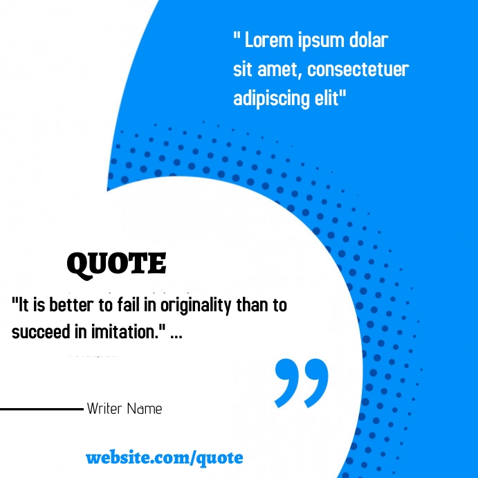 QUOTE DESIGN Template | PosterMyWall