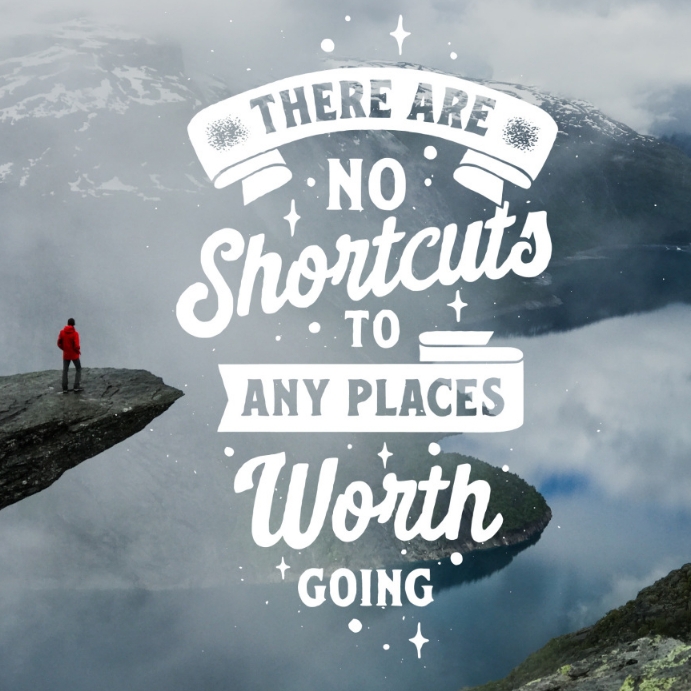 Quote on Shortcuts Template Instagram Post