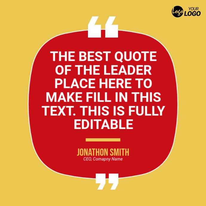 Plantilla de Quote Post Template | PosterMyWall