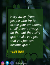 quote poster template | PosterMyWall