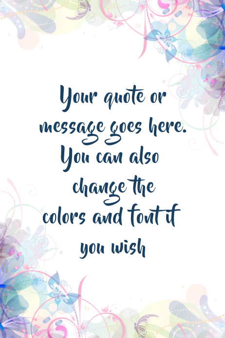 Quote Poster Template PosterMyWall