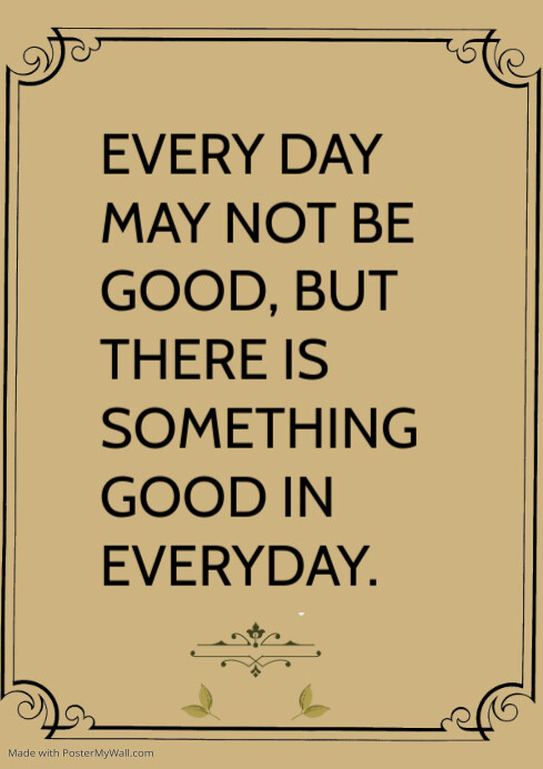 Quote Poster Template PosterMyWall