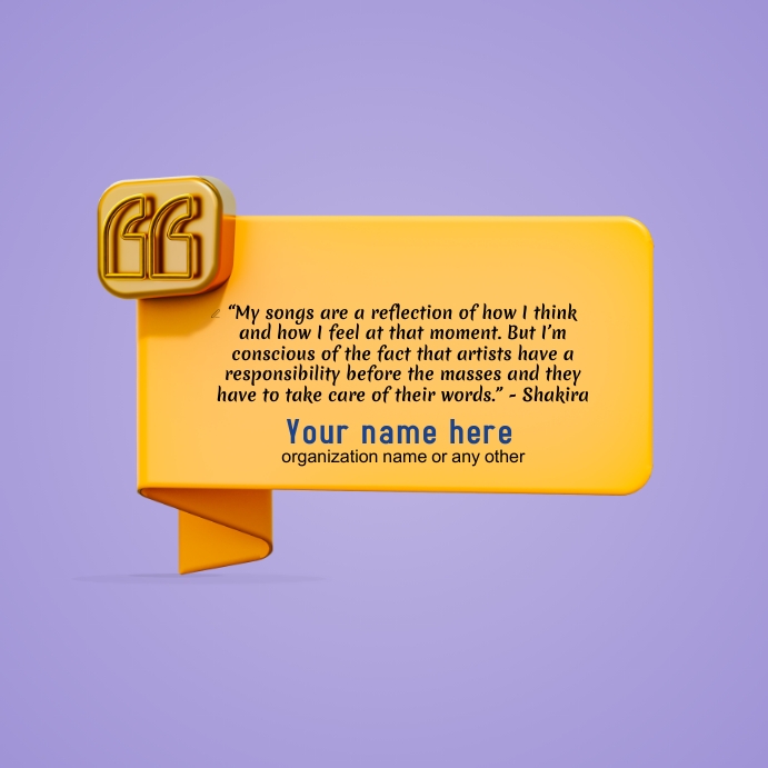 Copy of QUOTE SOCIAL MEDIA POST | PosterMyWall