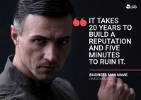 Quote Template Pocztówka