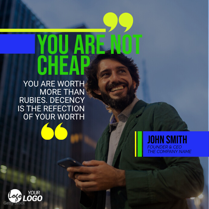 Quote Template | PosterMyWall