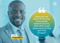 Quote Template Postkarte