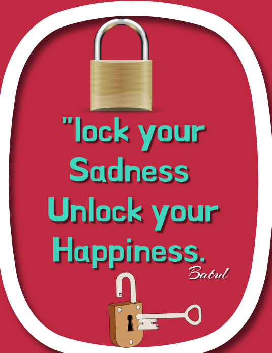 Quotes about happiness, sadness Flyer (US Letter) template