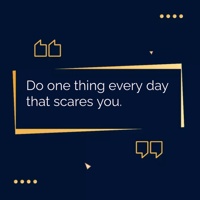 Quotes about life Instagram post template