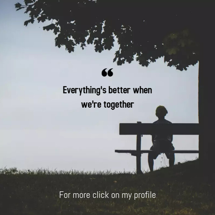 quotes about unity Instagram Post template