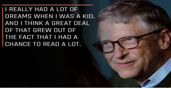 quotes by bill gates auf Facebook geteiltes Bild template