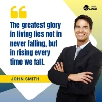 Quotes Design Template Message Instagram