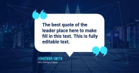 Quotes Design Template auf Facebook geteiltes Bild