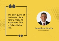 Quotes Design Template Postal