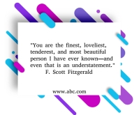 Quotes template design Mittelgroßes Rechteck