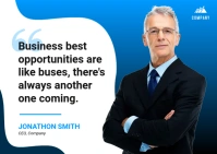 Quotes Template Postcard