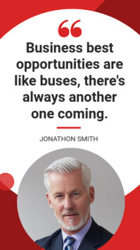 Hvid Business Quote Instagram Story Template