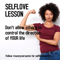 Quotes Woman Selflove Motivation Inspiration Template Postermywall